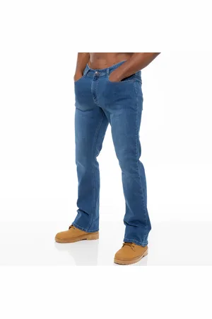 Enzo Bootcut stretch denim jeans voor heren