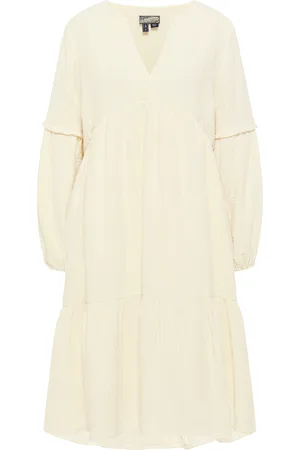 Dreimaster Midi-jurk Dames wolwit