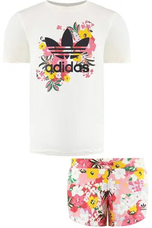 adidas Her Studio Londen Kinderen Wit/Oranje Set