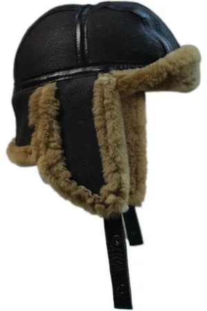 Infinity Heren RAF Aviator schapenvacht B-55 Trapper hoed