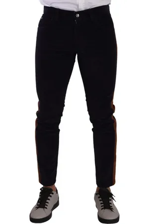 Dolce & Gabbana Donkere Stretch Skinny Corduroy Jeans