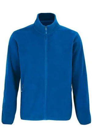Sols Heren Factor Gerecycleerd Fleece Jas (Koningsblauw)