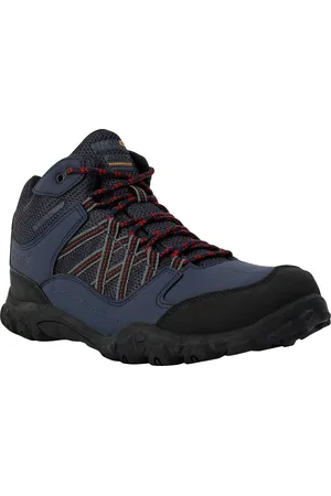 Regatta Herenkant Midden Waterdichte Wandelschoenen (Marine/Rood)
