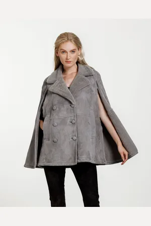ALTER EGO Evy Grijze Cape Jas