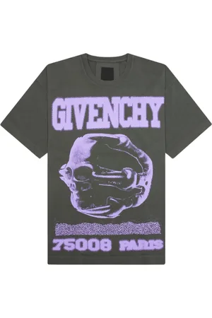Givenchy Spray Skull Design casual fit T-shirt
