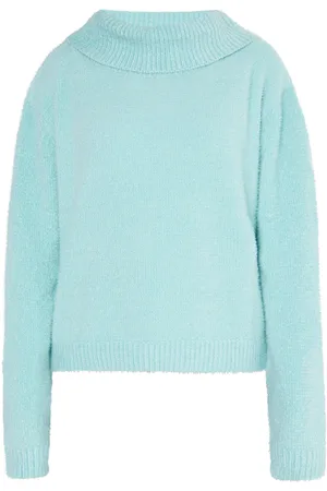 myMo Gebreide trui Dames aqua