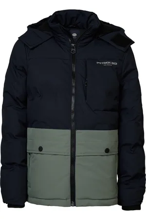 Petrol Industries Jongens Gevoerde Jas Chicken - Blauw