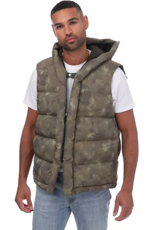 Emporio Armani Heren Sustainable Collection Gilet in Camo