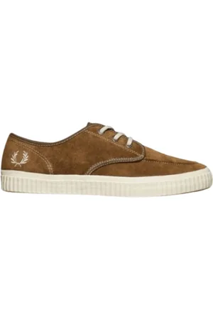 Fred Perry B7175 988 Low Suede Ealing Leather Mens Trainers