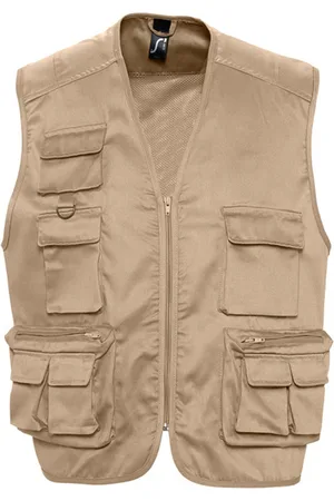 Sols Wild Unisex Full Zip Waistcoat Bodywarmer Jacket (Touw)