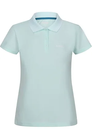 Regatta Dames/dames Maverick V Polo Shirt (Gebleekt Aqua)