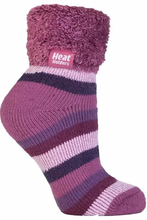 Heat Holders Dames Non Slip Thermische Enkel Slipper Bed Sokken - HHL11