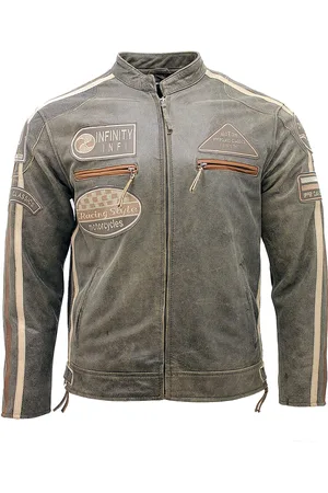 Infinity Leren race-motorfietsjack met rits