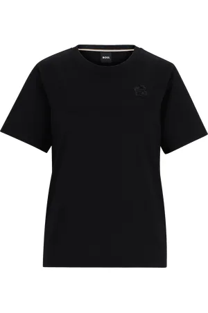 HUGO BOSS Damestop Dubbel Monogram Geborduurd in
