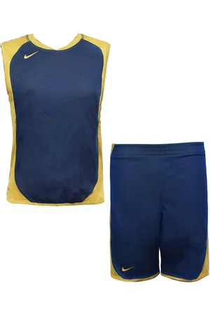Nike Basketbal Mouwloos Stretch Taille Blauw Kinderset 237617 464