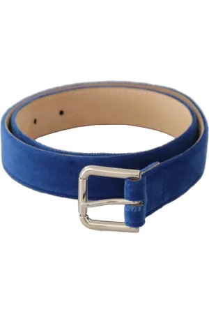 Dolce & Gabbana Gegraveerde Metalen Gesp Fluwelen Riem