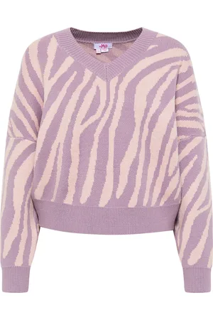 myMo Gebreide trui Dames Mauve Roze