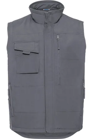 Russell Athletic Russell Heren Gilet voor zwaar gebruik (Konvooi Grijs)
