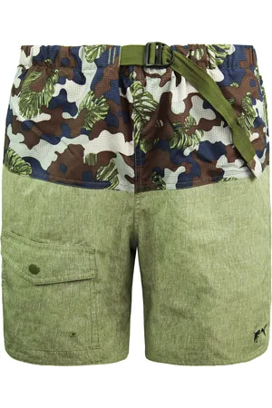 PUMA Bedrukte Stretch Taille Groen Heren Board Shorts 568711 02