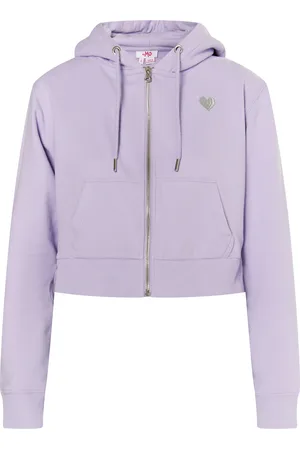 myMo Bijgesneden hoodie met rits Dames