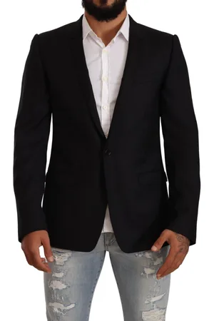 Dolce & Gabbana Stijlvol wollen jack met een rij knopen