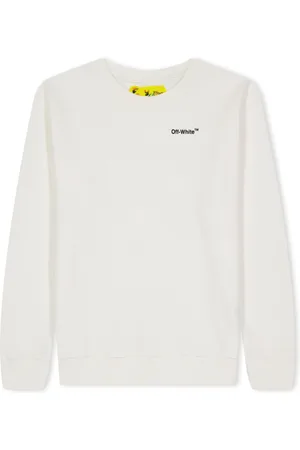 OFF-WHITE Off White Juniors Racing Arrow Crewneck Sweatshirt voor jongens in