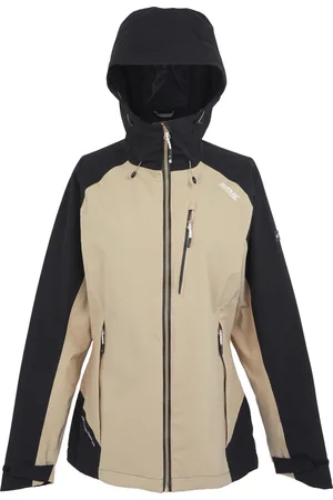 Regatta Dames Birchdale Waterdichte Shell Jas (Warm /Zwart)