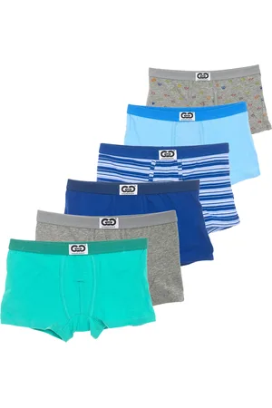 Le Petit Garçon Pack-6 Boxers van ademende stof en anatomische voorkant LPG1012 jongen