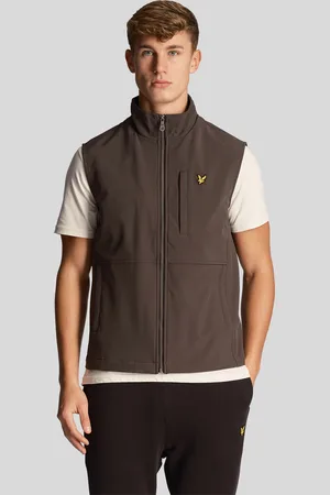 Lyle & Scott Softshell giletjack met logo van