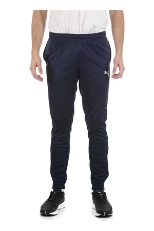 PUMA Heren Team Rise Training Poly Broek in marine