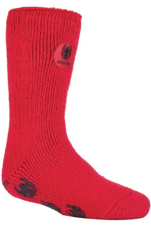 Heat Holders Karakter thermo pantoffelsokken voor kinderen - Spider Man