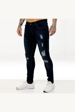 Enzo | Skinny gescheurde jeans voor heren