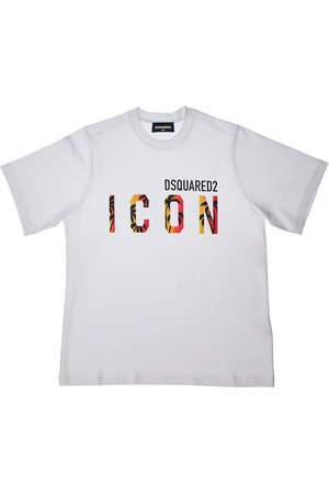 Dsquared2 Icon DQ1710D0-0MMDQ Slouch Fit T-shirt met korte mouwen voor jongens