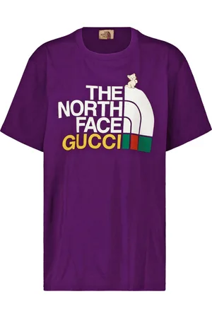 Gucci X The North Face Design T-shirt met normale pasvorm