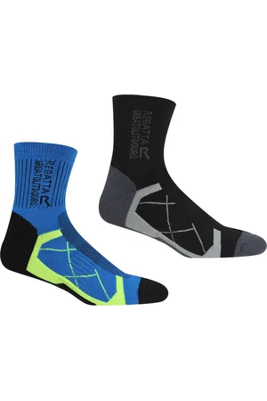 Regatta Heren Actieve Outdoor Sokken (Set van 2) ( /Hawaïblauw)