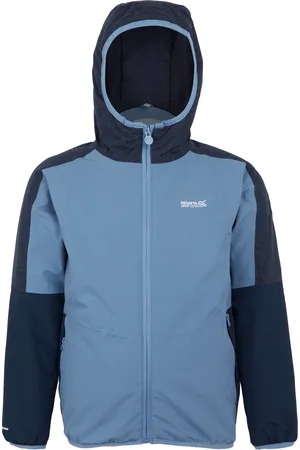 Regatta Reflecterende kinder/Kids Volcanics VIII Terrain Print Jas (Koronetblauw/Navy)