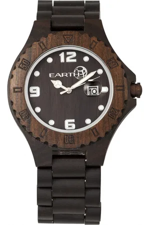 Earth Raywood armbandhorloge met datum