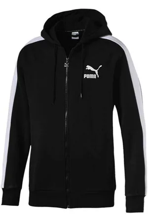 PUMA Classics Logo T7 Heren Hoodie met lange mouwen 576342 01
