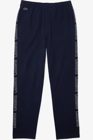 Lacoste Heren fleece joggingbroek in marine