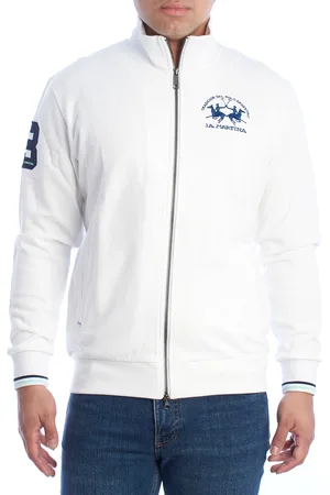 La Martina YMF300-FP568 Heren Regular Fit Zip Up Sweatshirt