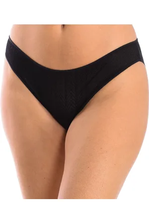 Selene Bikinibroekje van micro tule met visgraatmotief voor dames, model 3095. Elegant, zacht en met een perfecte pasvorm.