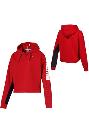 PUMA Modern Sports Womens Hoodie Cropped Sweatshirt 852021 12