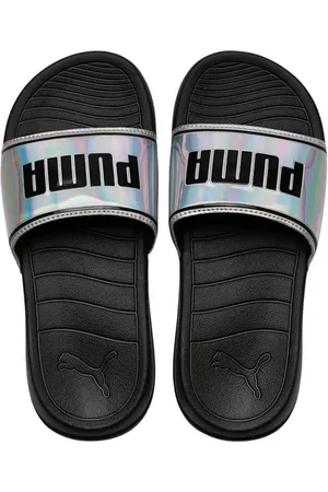 PUMA Popcat 20 Iridescent Dames Zwart/ Sliders