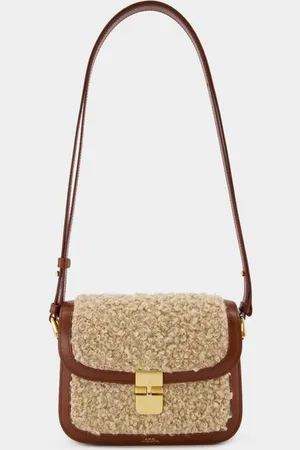 A.P.C. Grace Kleine Schoudertas - - Synthetisch - Hazelnoot