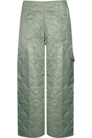Parajumpers Kawaii Nijlgroene dunne gewatteerde broek