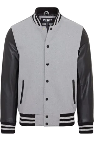 Infinity Letterman honkbalwollen leren Varsity-bomberjack - Genua