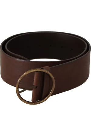Dolce & Gabbana Stijlvolle Lederen Riem Met Gesp Met Logo