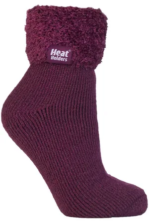 Heat Holders Dames Non Slip Thermische Enkel Slipper Bed Sokken - HHL03