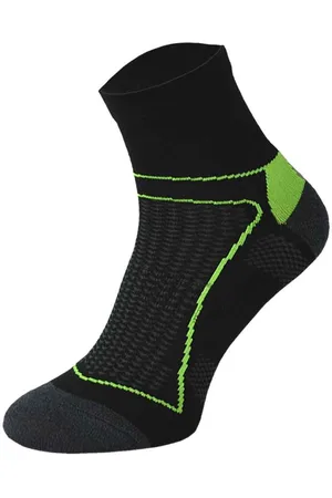 COMODO Hi Vis Low Cut Fietssokken Heren & Dames - Groen