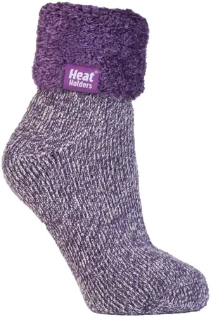 Heat Holders Dames Non Slip Thermische Enkel Slipper Bed Sokken - HHL05
